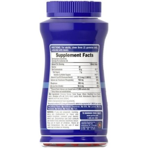 پاستیل کلسیم Puritan Pride Calcium 750mg پوریتان پراید (90 عددی)