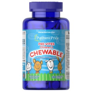 پاستیل مولتی ویتامین کودک Puritan Pride Pre-vites Gummies Multi Vitamin پوریتان پراید (100 عددی)
