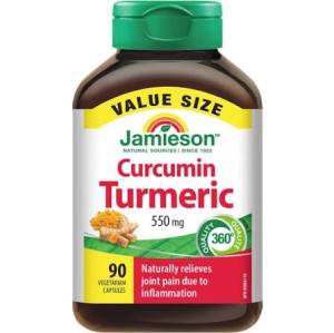 کپسول زردچوبه Jamieson Turmeric Curcumin 550mg جیمیسون (90 عددی)