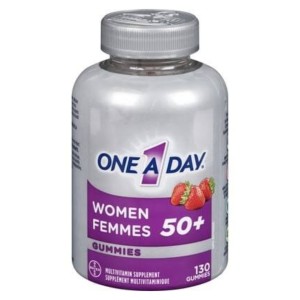 پاستیل مولتی ویتامین بانوان بالای 50 سال بایر Bayer One Day Women Multi Vitamin Gummies (130 عددی)