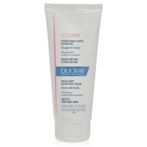 کرم تسکین قرمزی و خارش پوست خشک ایکتیان دوکری Ducray Ictyane (200 میل)