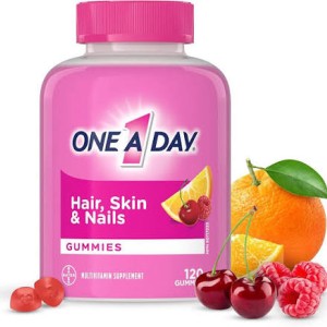 پاستیل مولتی ویتامین پوست مو ناخن بانوان بایر Bayer One Day Women Multi Vitamin Gummies (120 عددی)