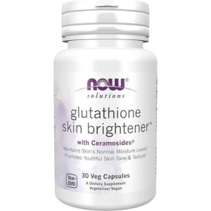 کپسول گیاهی گلوتاتیون روشن کننده پوست NOW Solutions Glutathione Skin Brightener (30 عددی)