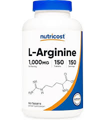 قرص ال-آرژنین نوتریکاست Nutricost L-Arginine 1000mg (150 عددی)