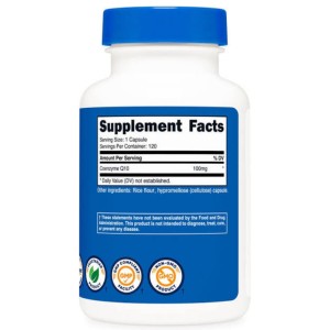 سافت ژل کوآنزیم نوتریکاست Nutricost Coenzyme Q10 100mg (120 عددی)