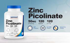 کپسول زینک پیکولینات نوتریکاست Nutricost Zinc Picolinate 50mg (120 عددی)
