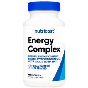 کپسول مولتی ویتامین انرژی زا Nutricost Energy Complex (120 عددی)
