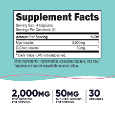 کپسول سلامت بدن اینوزیتول نوتریکاست Nutricost Myo & D-Chiro Inositol (120 عددی)