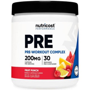 پودر انرژی پیشرفته قبل از تمرین نوتریکاست Nutricost Pre-Workout Advanced Energy Powder (393 گرم)
