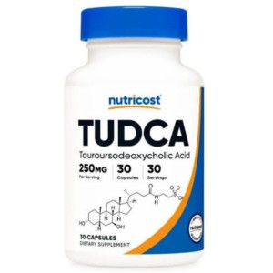 کپسول سلامت کبد و بدن تودکا نوتریکاست Nutricost TUDCA 250mg (30 عددی)