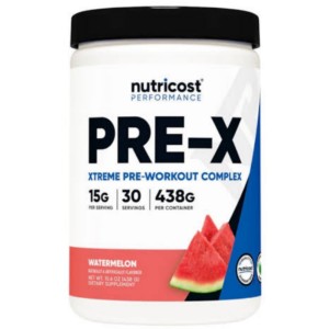 پودر انرژی پیشرفته قبل از تمرین نوتریکاست Nutricost Pre-X Workout Advanced Energy Powder (438 گرم)