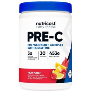 پودر انرژی پیشرفته قبل از تمرین نوتریکاست Nutricost Pre-C Workout Advanced Energy Powder (453 گرم)