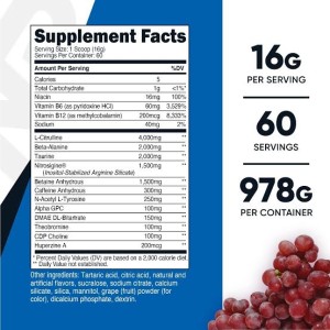 پودر انرژی پیشرفته قبل از تمرین نوتریکاست Nutricost Pre-X Workout Advanced Energy Powder (978 گرم)