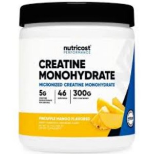 پودر کراتین مونوهیدرات نوتریکاست Nutricost Creatine Monohydrate Powder 5000mg (300 گرمی)
