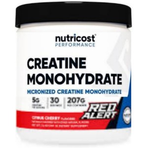 پودر کراتین مونوهیدرات نوتریکاست Nutricost Creatine Monohydrate Powder 5000mg (207 گرمی)