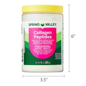 پودر کلاژن بپتاید اسپرینگ ولی Spring Valley Collagene Peptides (255 گرم)