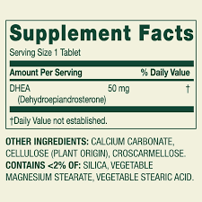 قرص دهیدروپیاندروسترون اسپرینگ ولی Spring Valley DHEA 50mg (50 عددی)