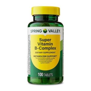 قرص سوپر ب کمپلکس اسپرینگ ولی Spring Valley Super B Complex (100 عددی)