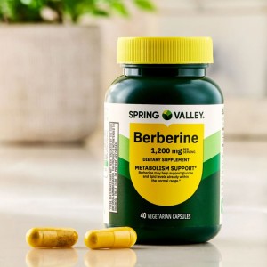 کپسول کاهش وزن و قند خون بربرین اسپرینگ ولی Spring Valley Berberine 1200mg (40 عددی)