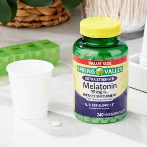 قرص گیاهی ملاتونین اسپرینگ ولی Spring Valley Vegetarian Melatonin 10mg (240 عددی)