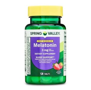 قرص گیاهی ملاتونین اسپرینگ ولی Spring Valley Vegetarian Melatonin 3mg (120 عددی)