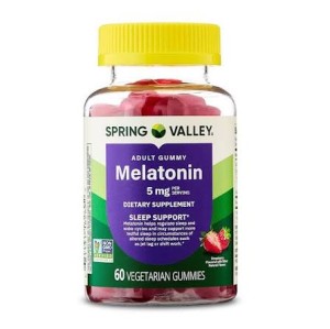 پاستیل گیاهی ملاتونین اسپرینگ ولی Spring Valley Melatonin Vegetarian Gummies 5mg (60 عددی)