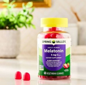 پاستیل گیاهی ملاتونین اسپرینگ ولی Spring Valley Melatonin Vegetarian Gummies 5mg (60 عددی)