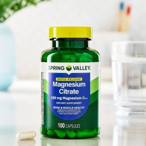 کپسول منیزیم سیترات اسپرینگ ولی Spring Valley Magnesium Citrate (100 عددی)