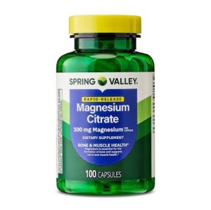 کپسول منیزیم سیترات اسپرینگ ولی Spring Valley Magnesium Citrate (100 عددی)