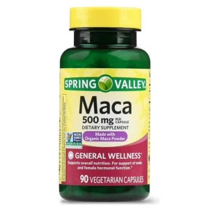 کپسول گیاهی ریشه ماکا اسپرینگ ولی Spring Valley MACA 500mg (90 عددی)