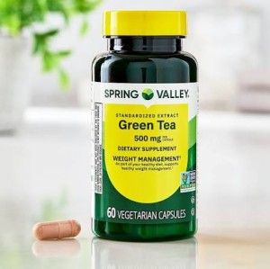 کپسول عصاره چای سبز اسپرینگ ولی Spring Valley Green Tea Extract 500mg (60 عددی)