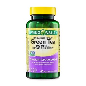 کپسول عصاره چای سبز اسپرینگ ولی Spring Valley Green Tea Extract 500mg (60 عددی)