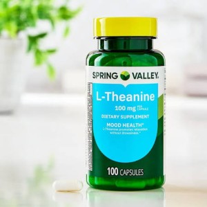 کپسول ال تیانین اسپرینگ والی Spring Valley L-Theanine 100 mg (100 عددی)