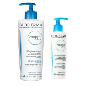 کرم مرطوب کننده و آبرسان پمپی اتودرم بایودرما Bioderma Atoderm Cream
