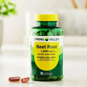 کپسول عصاره ریشه چغندر اسپرینگ ولی Spring Valley Beet Root 1000mg (90 عددی)