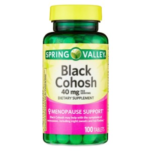 کپسول کوهوش سیاه اسپرینگ ولی Spring Valley Black Cohosh 40mg (100 عددی)
