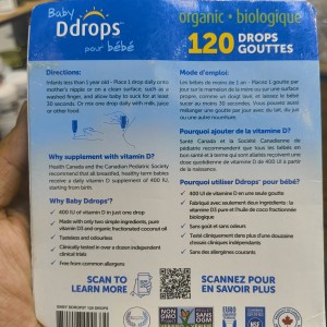 قطره کودک Baby Drops D3 400iu (3.3 میل)