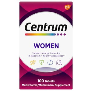 مولتی ویتامین سنتروم بانوان Centrum Woman (100 عددی)