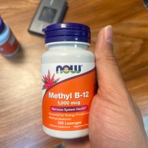 قرص جویدنی ویتامین NOW B12 1000mcg (100 عددی)