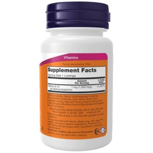 قرص جویدنی ویتامین NOW B12 1000mcg (100 عددی)