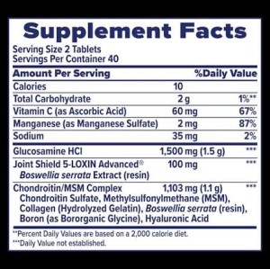 قرص تقویتی مفاصل گلوکوزامین کندرویتین همراه با Osteo Bi-Flex Triple Strength Glucosamine & Chondroitin & MSM (200 عددی)