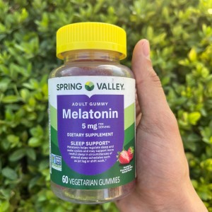 پاستیل گیاهی ملاتونین اسپرینگ ولی Spring Valley Melatonin Vegetarian Gummies 5mg (60 عددی)