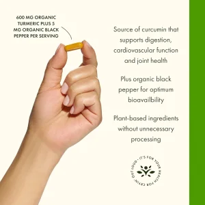 کپسول زردچوبه همراه با فلفل سیاه Swanson Turmeric 600mg سوانسون (90 عددی)