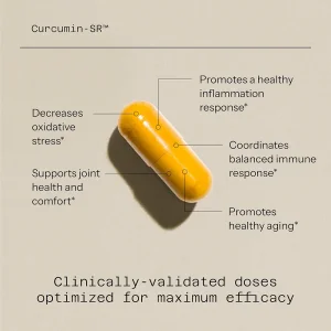 کپسول زردچوبه کورکومین Quality of Life Curcumin-SR 500mg (60 عددی)