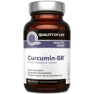 کپسول زردچوبه کورکومین Quality of Life Curcumin-SR 500mg (60 عددی)