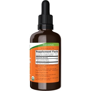 قطره زردچوبه کورکومین NOW Foods Organic Turmeric Curcumin Extract (59 میل)