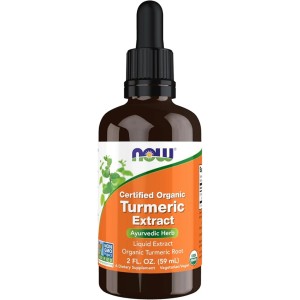 قطره زردچوبه کورکومین NOW Foods Organic Turmeric Curcumin Extract (59 میل)