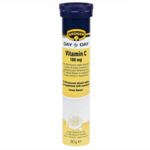 قرص جوشان ویتامین C کروگر Kruger Vitamin C 180mg (20 عددی)
