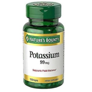 کپسول پتاسیم گلوکونات نیچرز بونتی Nature's Bounty Potassium Gluconate 99mg (100 عددی)