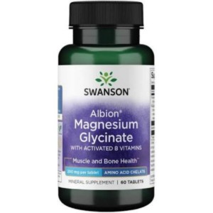 کپسول منیزیم گلیسینات Swanson Magnesium Glycinate 133mg سوانسون (60 عددی)
